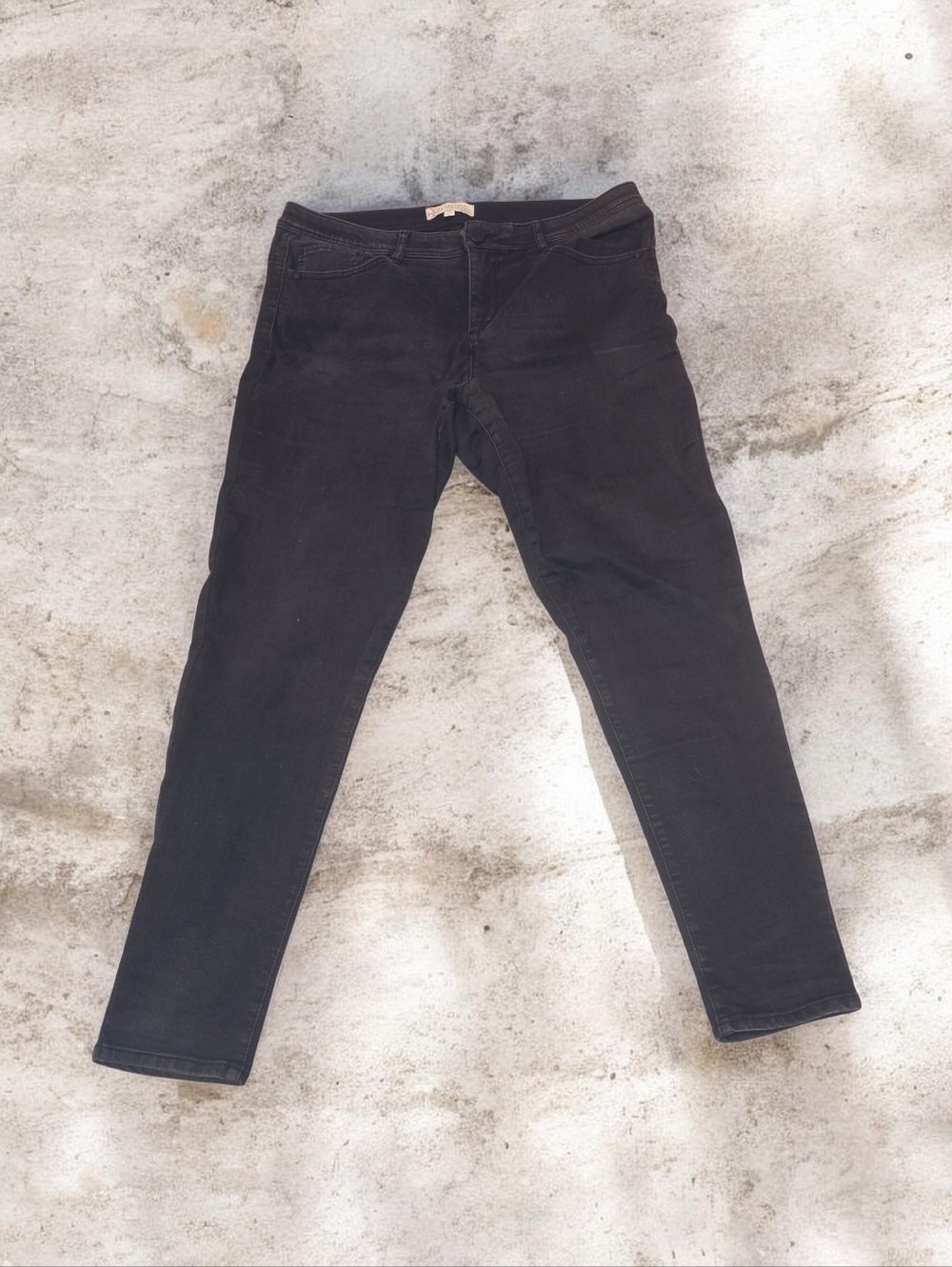 Vintage Artisan Crafted Classic Black Women's Jeans Skinny Size 14